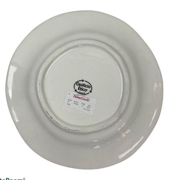 Opificio Etico Ceramic 9" Flower Plate Italy - Picture 3 of 3